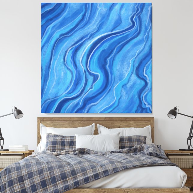 Impressão Em Tela Grande Marble Wall Art Decor (Insitu(Quarto))