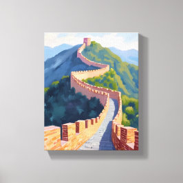 Impressão Em Tela Grande Muralha da China Pintura