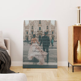 Impressão Em Tela Grande Presente de Casamento com Fotografia Roteir