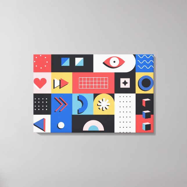 Impressão Em Tela Grande tela de arte Bauhaus Imprimir 10 -Tamanho a (Frente)