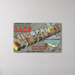 Impressão Em Tela Grandes cenas da letra - lago Cumberland, KY