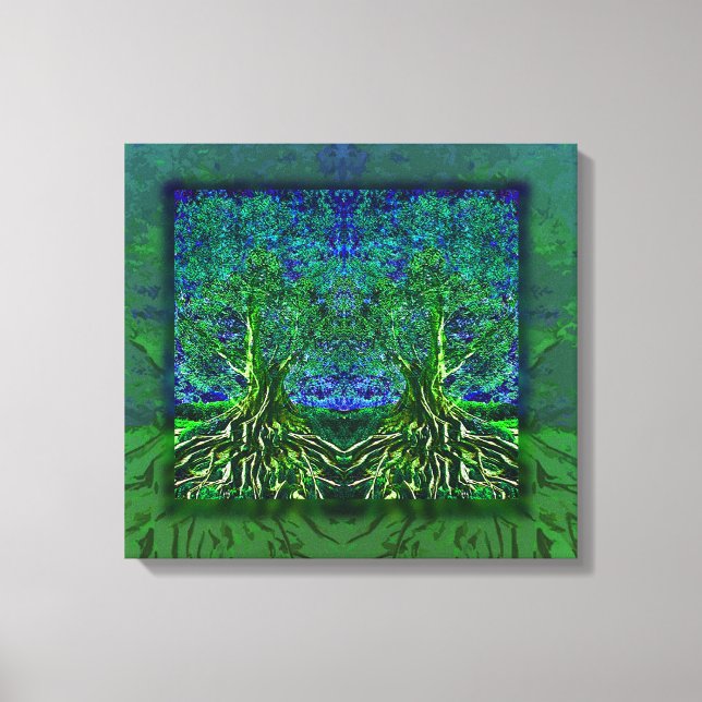 Impressão Em Tela Gratidão da árvore da vida (Frente)