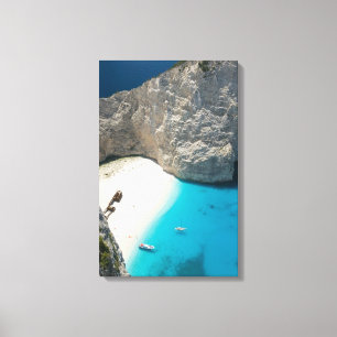 Impressão Em Tela GRÉCIA, Ilhas Jônicas, ZAKYNTHOS, NAUFRÁGIO