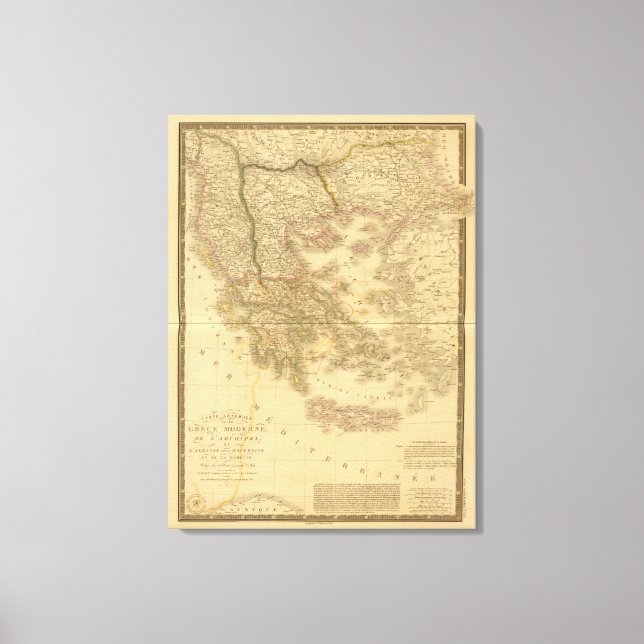 Impressão Em Tela Grécia moderna (Frente)