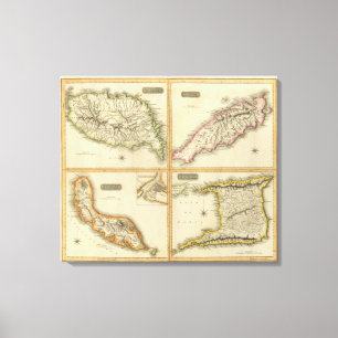 Impressão Em Tela Grenada, Tobago, Trinidad, Curaçau