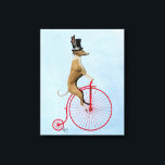 Impressão Em Tela Greyhound no Red Penny Farthing<br><div class="desc">Transporte e Viagem</div>
