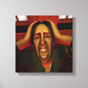 Impressão Em Tela Grito Primal