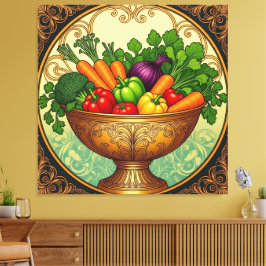 Impressão Em Tela „Grüne Kraft – Das Leben aus der Erde“