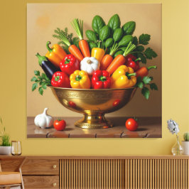 Impressão Em Tela „Grüne Kraft – Das Leben aus der Erde“