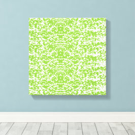 Impressão Em Tela Grunge Lime Green Pattern - Summer Abstract Decor