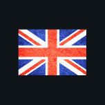 Impressão Em Tela Grunge Reino Unido Flag 2<br><div class="desc">Grunge United Kingdom Flag. Design está disponível em outros produtos.</div>