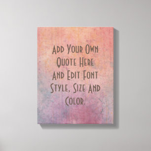 Impressão Em Tela Grunge vintage muralha