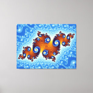 Impressão Em Tela Grupo de Mandelbrot da ilha de Julia