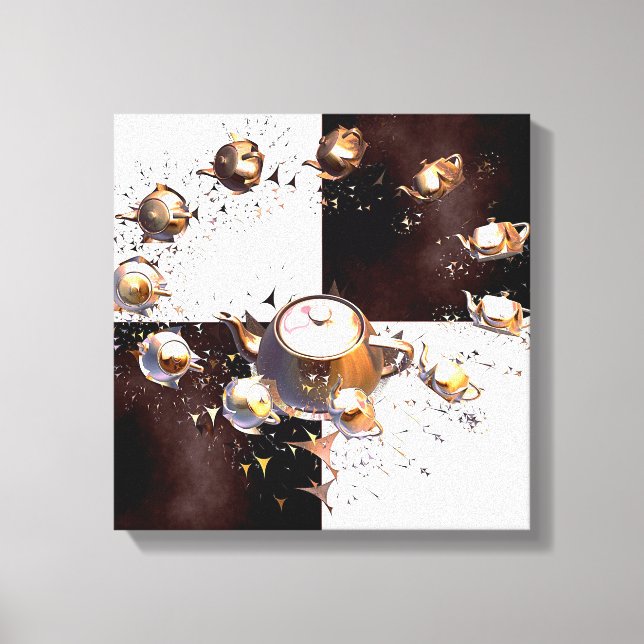 Impressão Em Tela Grupo Teapot (Frente)