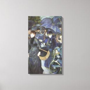 Impressão Em Tela Guarda-chuvas de Pierre Renoir, Impressionismo Vin