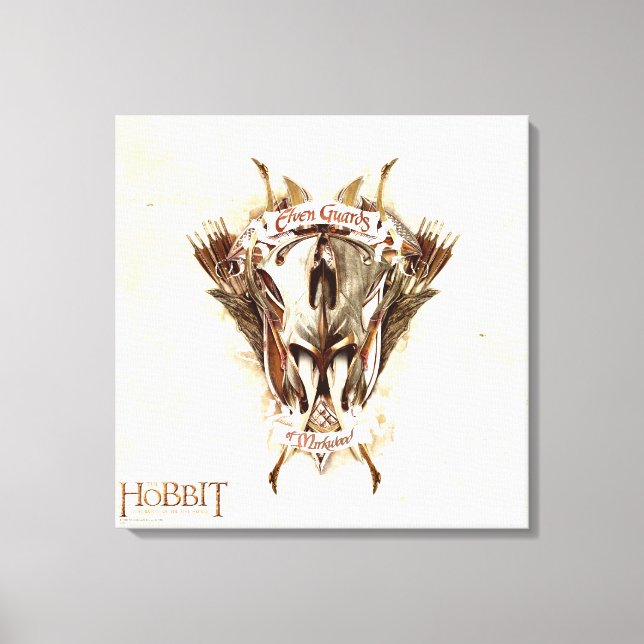 Impressão Em Tela Guardas elven do Weaponry Mirkwood (Frente)