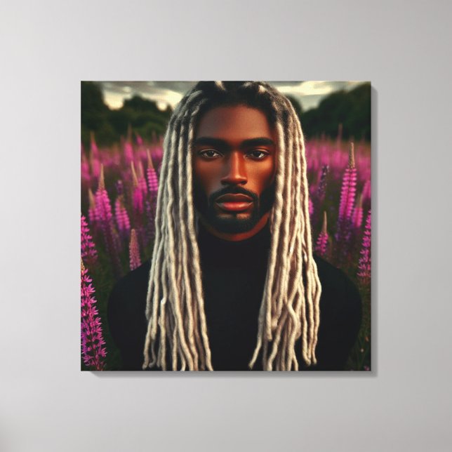 Impressão Em Tela Guardião dos Campos de Lavanda (Frente)