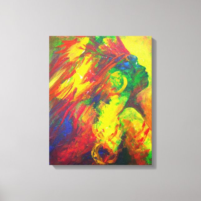 Impressão Em Tela Guatiguana, o Taino 2011 (Frente)