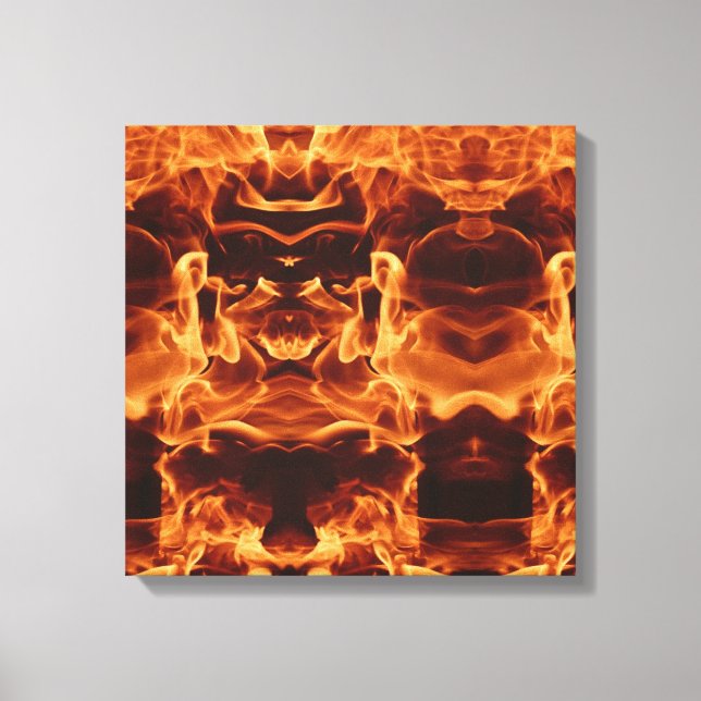 Impressão Em Tela Guerreiro Samurai (Frente)