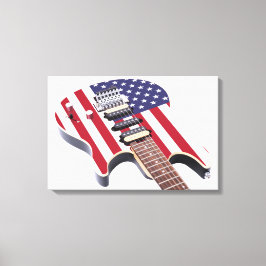 Impressão Em Tela GUITAR ELÉTRICO DE VELHA GLÓRIA 16x24