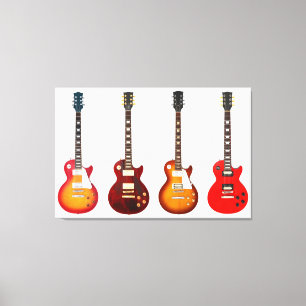 Impressão Em Tela GUITARS ELÉTRICOS ICONIC 32x48