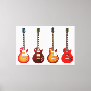 Impressão Em Tela GUITARS ELÉTRICOS ICONIC 40x60