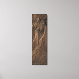 Impressão Em Tela Gullies na Borda da Cratera Hale, Marte