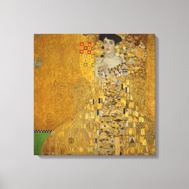 Impressão Em Tela Gustav Klimt - Adele Bloch-Bauer I (Frente)