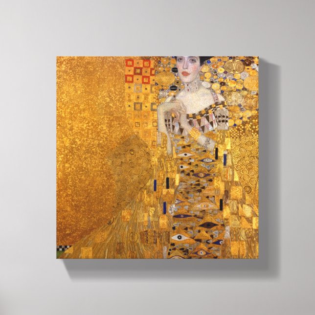 Impressão Em Tela Gustav Klimt - Adele Bloch-Bauer I. (Frente)
