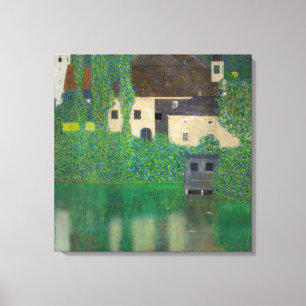 Impressão Em Tela Gustav Klimt - Castelo de Água