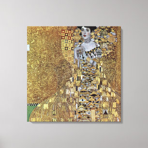 Impressão Em Tela Gustav Klimt é a dama do Dourado, Adele Bloch-Baue