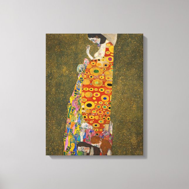 Impressão Em Tela Gustav Klimt - Esperança (Frente)