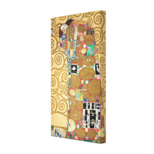 Impressão Em Tela Gustav Klimt - Fulfillment, Stoclet Frieze