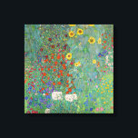 Impressão Em Tela Gustav Klimt - Jardim do País com Girassóis<br><div class="desc">Jardim do País com Girassóis/Jardim de Fazenda com Girassóis - Gustav Klimt em 1905-1906</div>