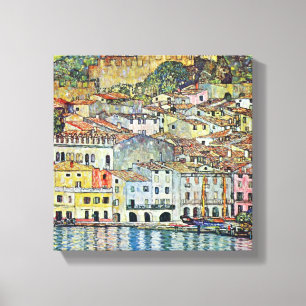 Impressão Em Tela Gustav Klimt - Malcena no Gardasee