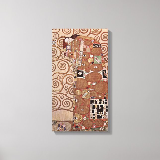 Impressão Em Tela Gustav Klimt - O Embraço (Frente)