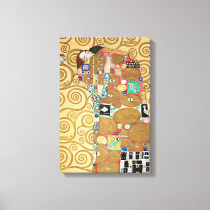 Impressão Em Tela Gustav Klimt - Realização, Stoclet Frieze