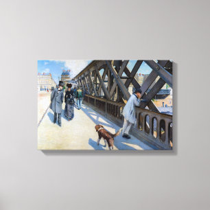 Impressão Em Tela Gustave Caillebotte - A Ponte da Europa