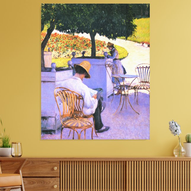 Impressão Em Tela Gustave Caillebotte - As Árvores Laranja (Insitu(Sala de estar))