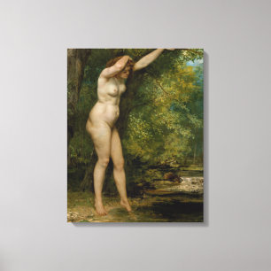 Impressão Em Tela Gustave Courbet   o Bather novo