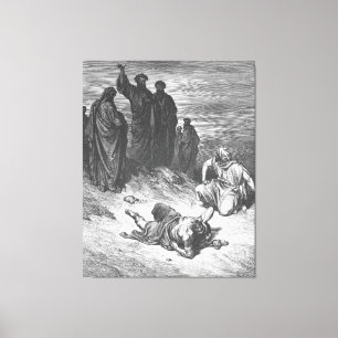Impressão Em Tela Gustave Doré - Atos 3 Pedro e João na Bel