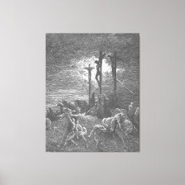 Impressão Em Tela Gustave Doré - Luke 23C Darkness at the Crucifixio