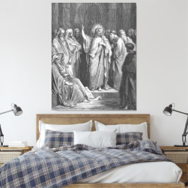 Impressão Em Tela Gustave Doré - Marcos 1B Jesus Prega na Sinagoga