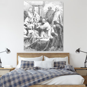 Impressão Em Tela Gustave Doré - Mateus 15 Jesus Cura os Doentes