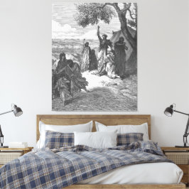 Impressão Em Tela Gustave Doré - Noah Curses Ham and Canaan