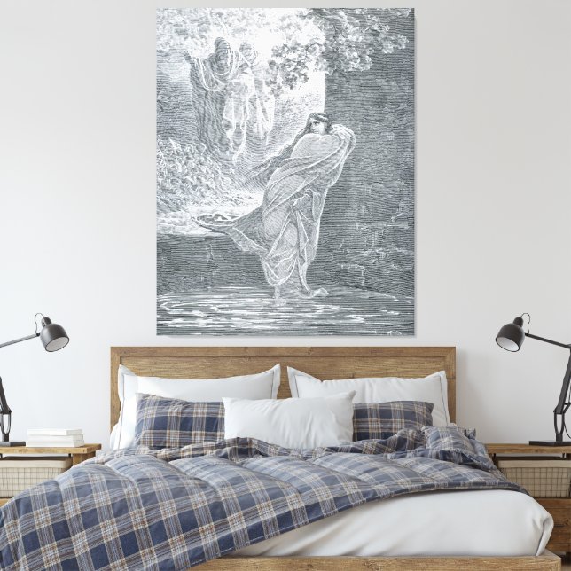 Impressão Em Tela Gustave Doré - Susanna in the Bath (Insitu(Quarto))