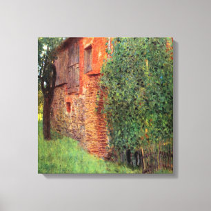 Impressão Em Tela Gustavo Klimt - casa da quinta na câmara em
