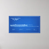 H. L. Hunley - Ship Blueprint Plan ABD