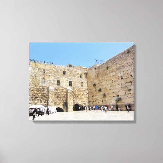 Impressão Em Tela HaKotel - O Muro Ocidental (Frente)