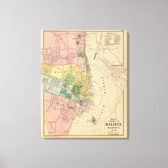 Impressão Em Tela Halifax, NS (Frente)